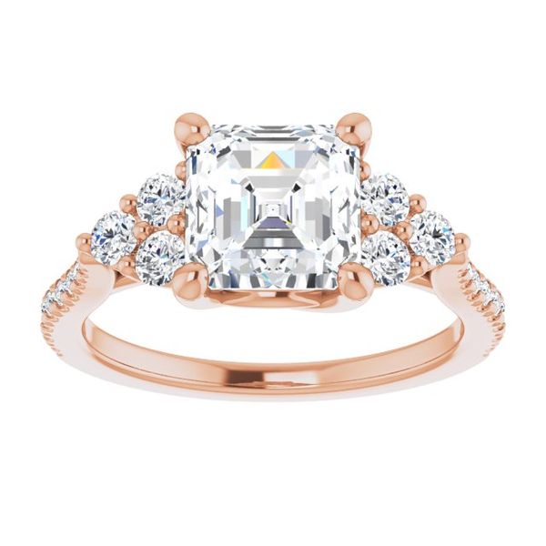 French-Set Engagement Ring Image 3 Z's Fine Jewelry Peoria, AZ