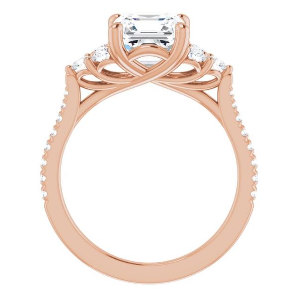 French-Set Engagement Ring Image 2 Waddington Jewelers Bowling Green, OH