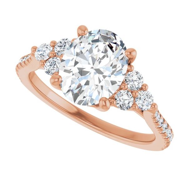 French-Set Engagement Ring Image 5 Waddington Jewelers Bowling Green, OH
