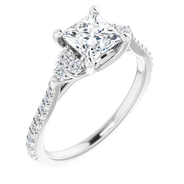 French-Set Engagement Ring Waddington Jewelers Bowling Green, OH