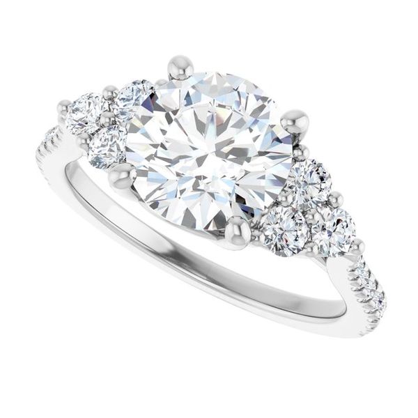 French-Set Engagement Ring Image 5 Lake Oswego Jewelers Lake Oswego, OR