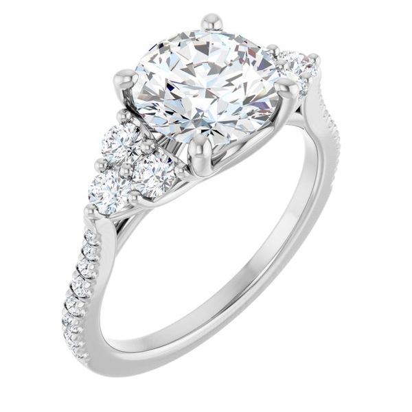 French-Set Engagement Ring Oak Valley Jewelers Oakdale, CA