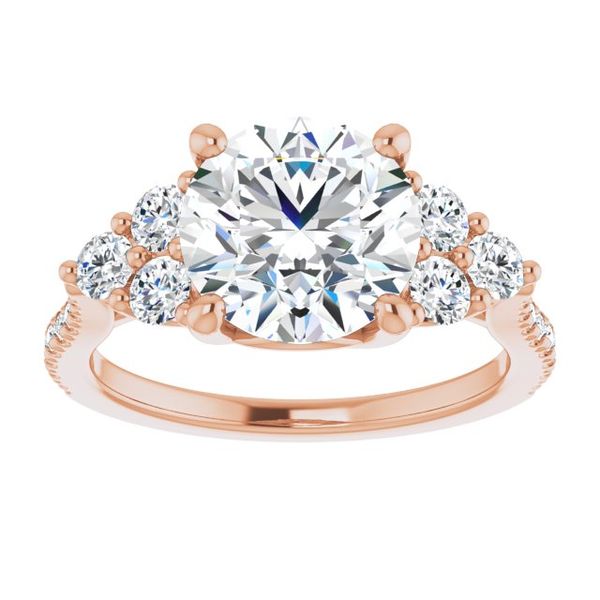 French-Set Engagement Ring Image 3 Waddington Jewelers Bowling Green, OH