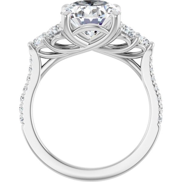 French-Set Engagement Ring Image 2 Monarch Jewelry Winter Park, FL
