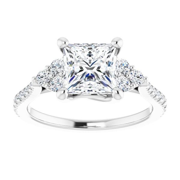 French-Set Engagement Ring Image 3 Monarch Jewelry Winter Park, FL