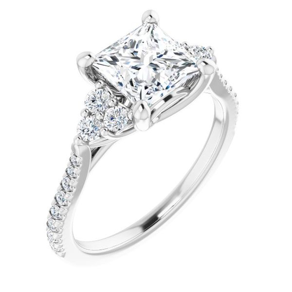 French-Set Engagement Ring Z's Fine Jewelry Peoria, AZ