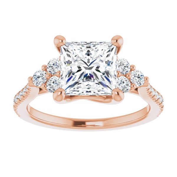 French-Set Engagement Ring Image 3 L.I. Goldmine Smithtown, NY