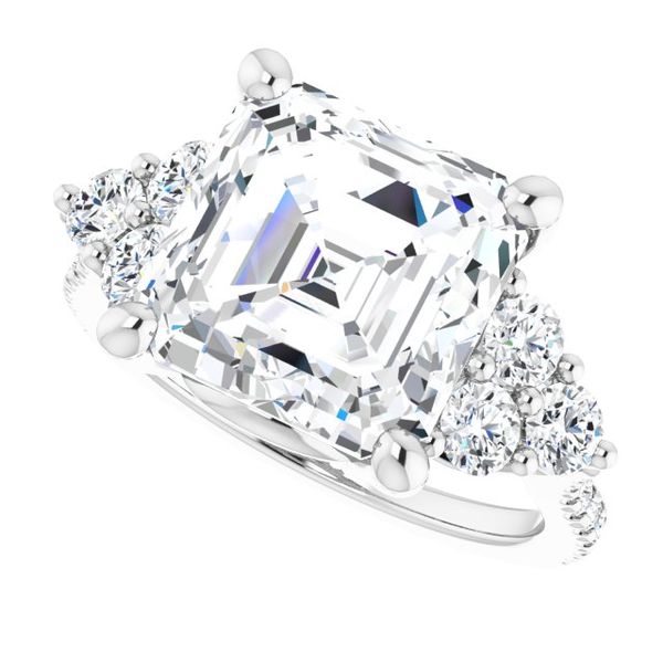 French-Set Engagement Ring Image 5 Z's Fine Jewelry Peoria, AZ