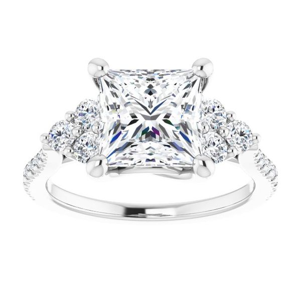 French-Set Engagement Ring Image 3 Monarch Jewelry Winter Park, FL