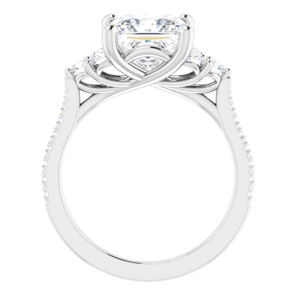 French-Set Engagement Ring Image 2 Shipley's Fine Jewelry Hampstead, MD