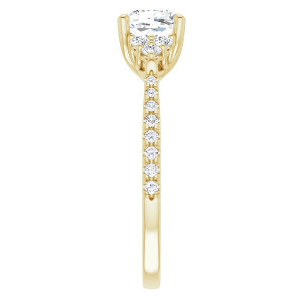 French-Set Engagement Ring Image 4 Segner's Jewelers Fredericksburg, TX