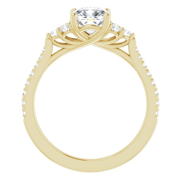 French-Set Engagement Ring Image 2 L.I. Goldmine Smithtown, NY