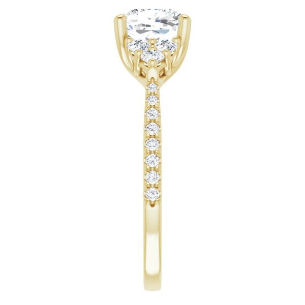 French-Set Engagement Ring Image 4 Z's Fine Jewelry Peoria, AZ