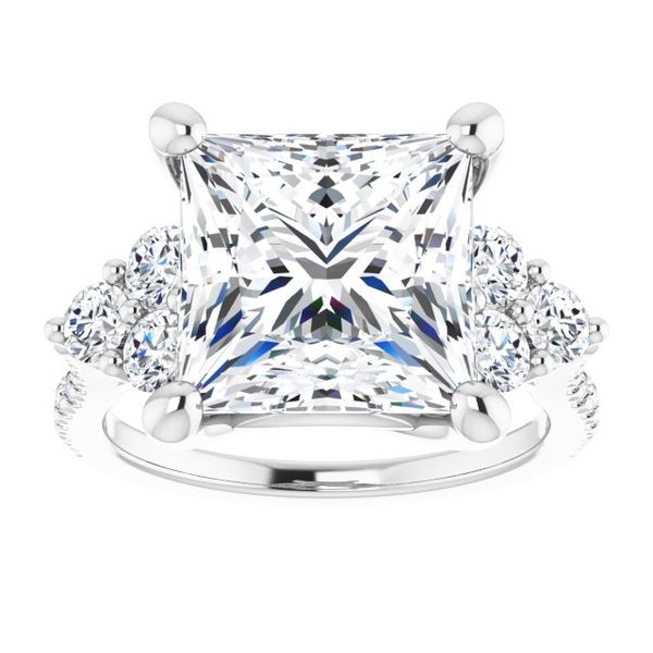 French-Set Engagement Ring Image 3 Lake Oswego Jewelers Lake Oswego, OR