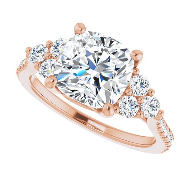 French-Set Engagement Ring Image 5 L.I. Goldmine Smithtown, NY