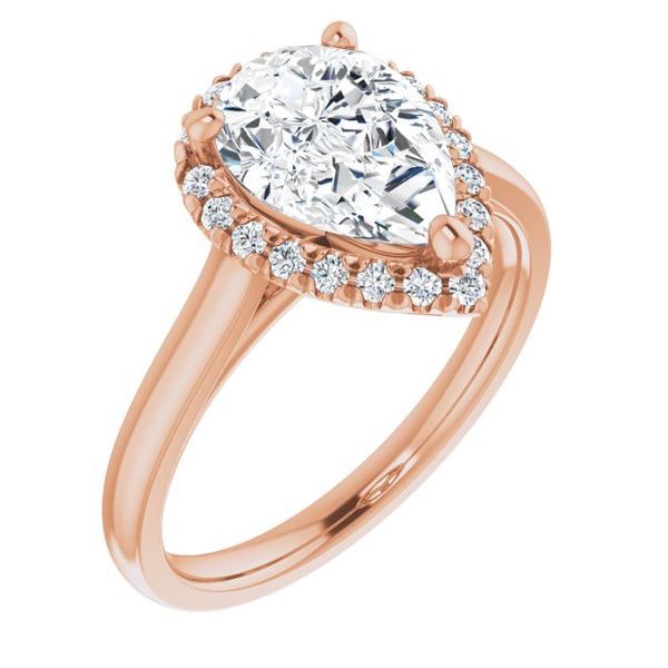 French-Set Halo-Style Engagement Ring Studio 107 Elk River, MN