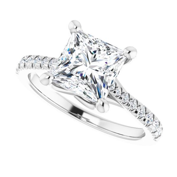 French-Set Engagement Ring Image 5 Segner's Jewelers Fredericksburg, TX