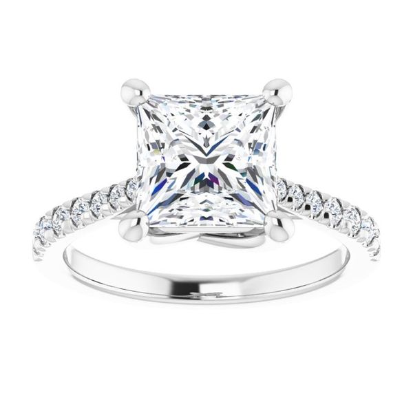 French-Set Engagement Ring Image 3 Segner's Jewelers Fredericksburg, TX