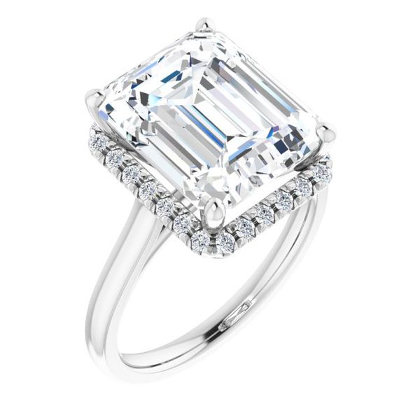 French-Set Halo-Style Engagement Ring L.I. Goldmine Smithtown, NY