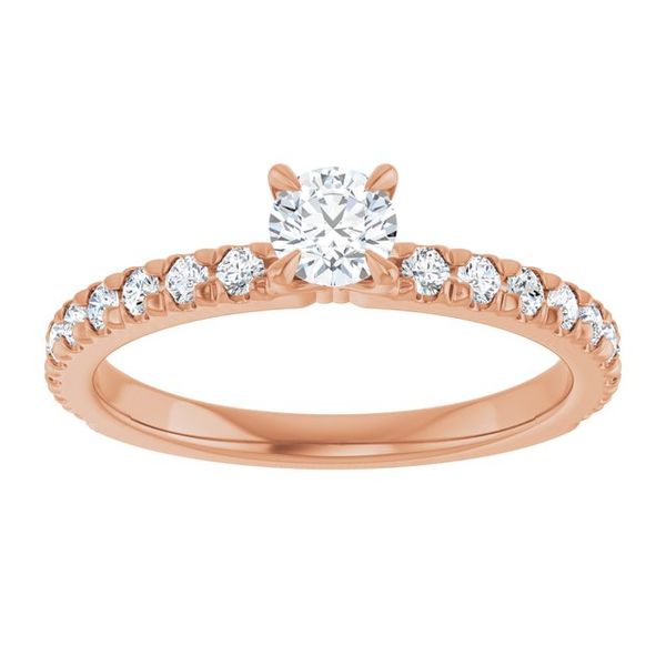 French-Set Engagement Ring Image 3 Natale Jewelers Sewell, NJ
