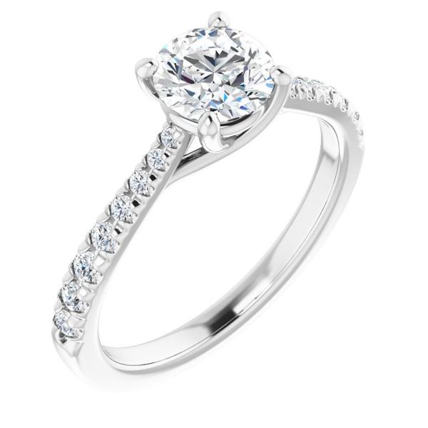 French-Set Engagement Ring Shipley's Fine Jewelry Hampstead, MD
