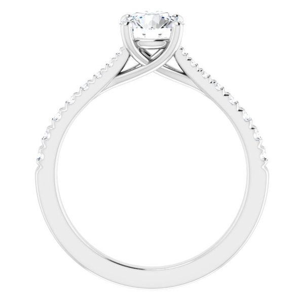 French-Set Engagement Ring Image 2 Studio 107 Elk River, MN