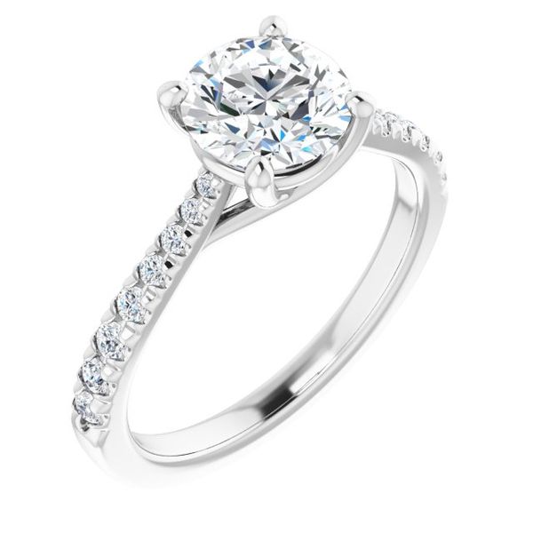 French-Set Engagement Ring Monarch Jewelry Winter Park, FL