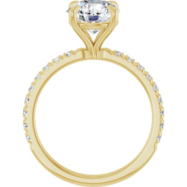 French-Set Engagement Ring Image 2 Segner's Jewelers Fredericksburg, TX