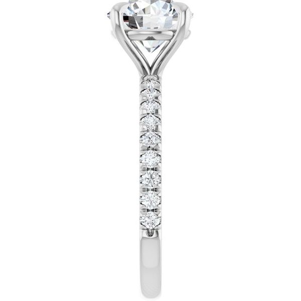 French-Set Engagement Ring Image 4 The Hills Jewelry LLC Worthington, OH
