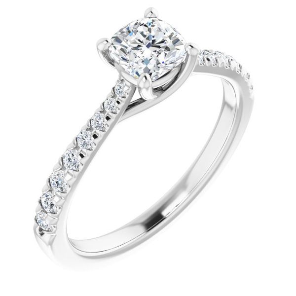 French-Set Engagement Ring The Hills Jewelry LLC Worthington, OH