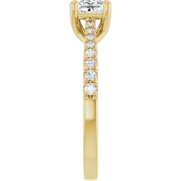 French-Set Engagement Ring Image 4 Jewel Smiths Oklahoma City, OK