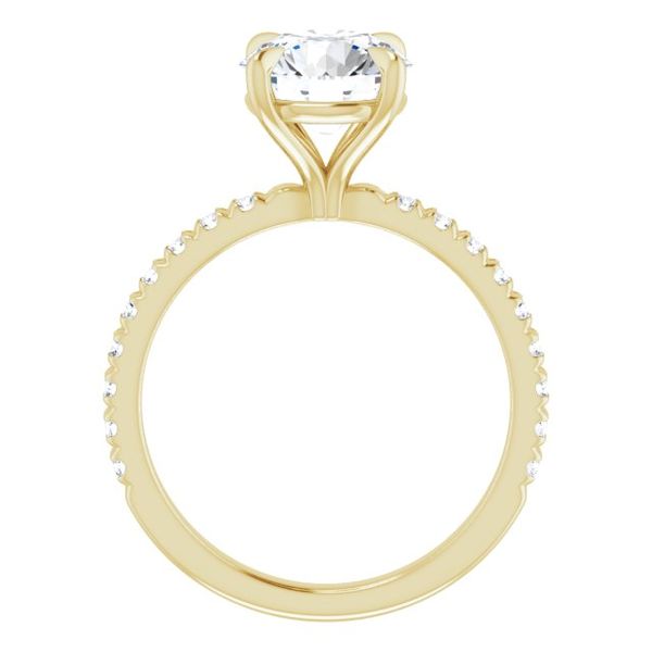 French-Set Engagement Ring Image 2 Lester Martin Dresher, PA