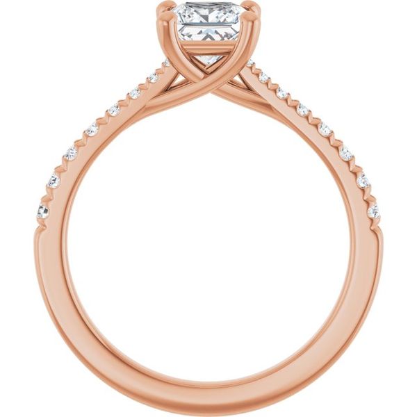 French-Set Engagement Ring Image 2 Minor Jewelry Inc. Nashville, TN