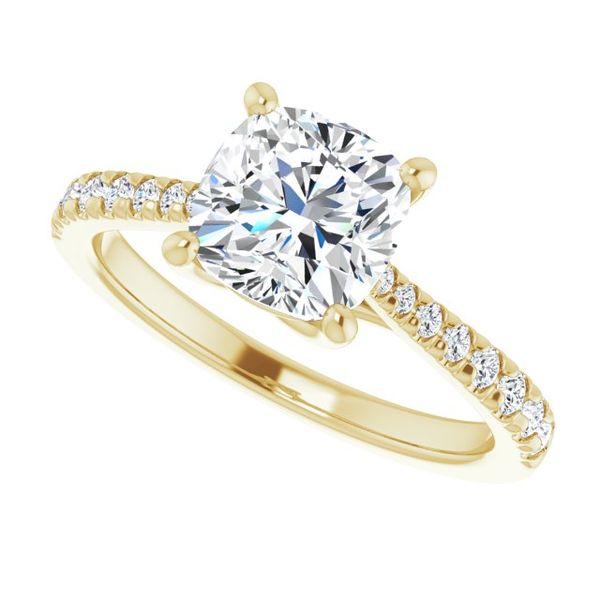 French-Set Engagement Ring Image 5 Jewel Smiths Oklahoma City, OK