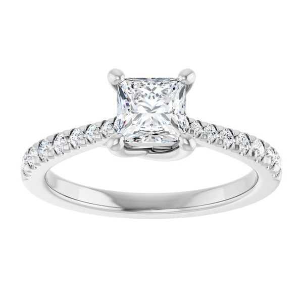 French-Set Engagement Ring Image 3 Mesa Jewelers Grand Junction, CO