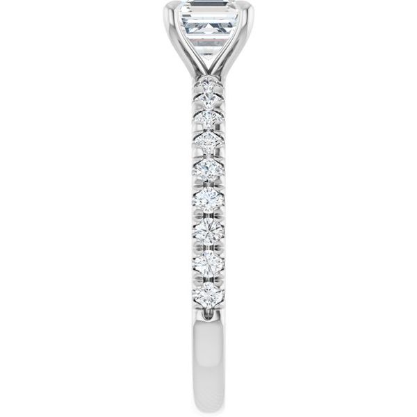 French-Set Engagement Ring Image 4 The Hills Jewelry LLC Worthington, OH
