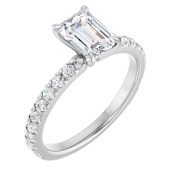 French-Set Engagement Ring Reiniger Jewelers Swansea, IL