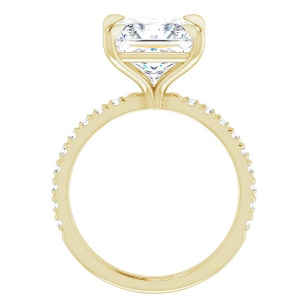 French-Set Engagement Ring Image 2 Jewel Smiths Oklahoma City, OK