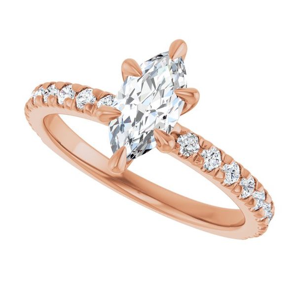French-Set Engagement Ring Image 5 Leitzel's Jewelry Myerstown, PA