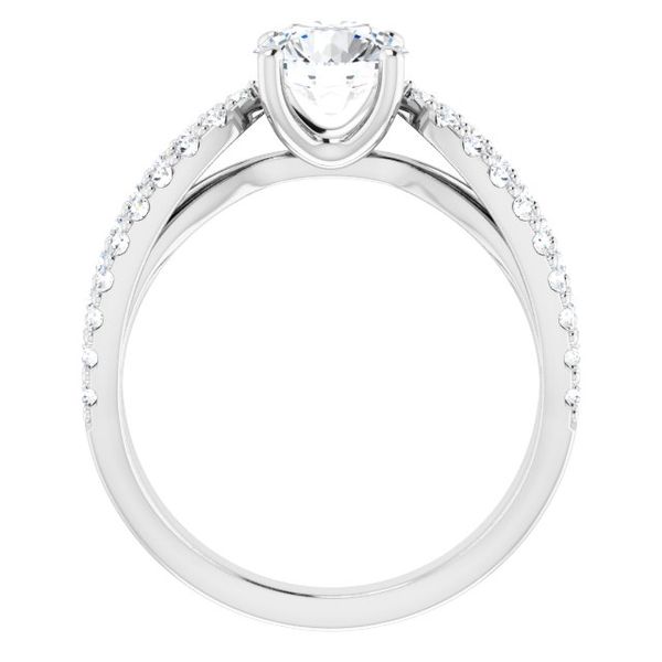 Accented Engagement Ring Image 2 James Douglas Jewelers LLC Monroeville, PA