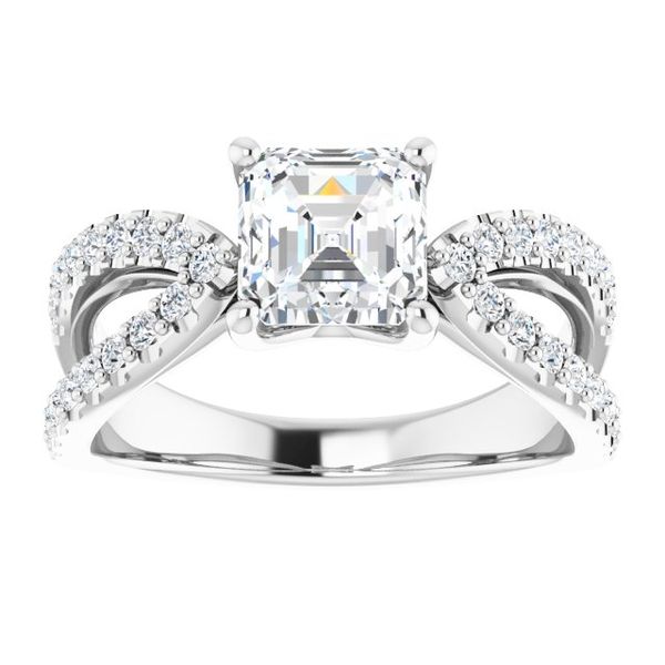 Accented Engagement Ring Image 3 James Douglas Jewelers LLC Monroeville, PA