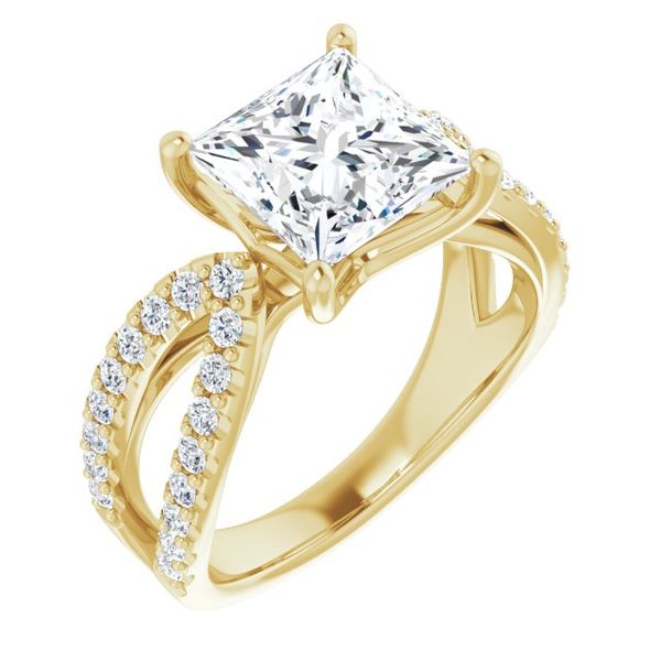 Accented Engagement Ring Lester Martin Dresher, PA