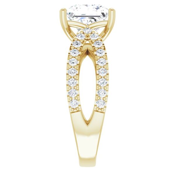Accented Engagement Ring Image 4 James Douglas Jewelers LLC Monroeville, PA