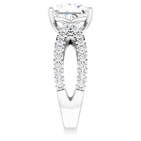 Accented Engagement Ring Image 4 Jewel Smiths Oklahoma City, OK