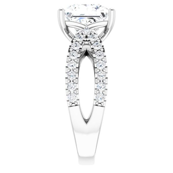 Accented Engagement Ring Image 4 Vail Creek Jewelry Designs Turlock, CA