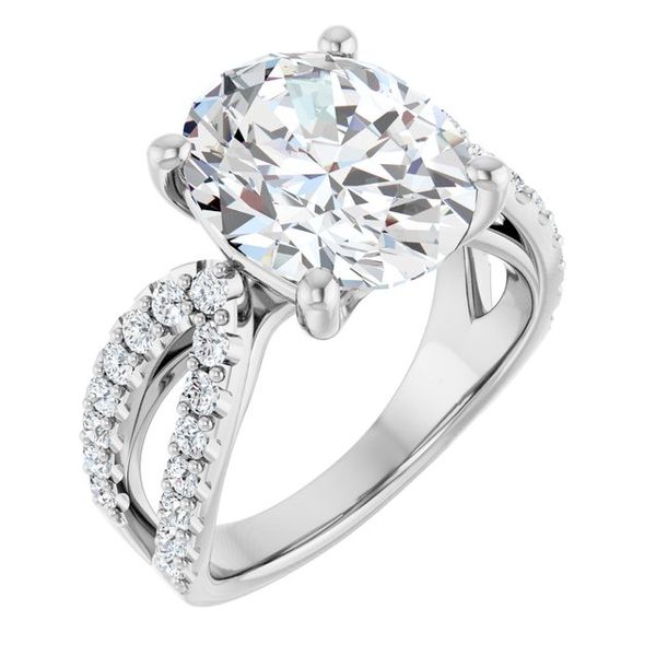 Accented Engagement Ring Jewel Smiths Oklahoma City, OK