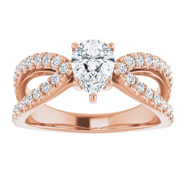 Accented Engagement Ring Image 3 Oak Valley Jewelers Oakdale, CA