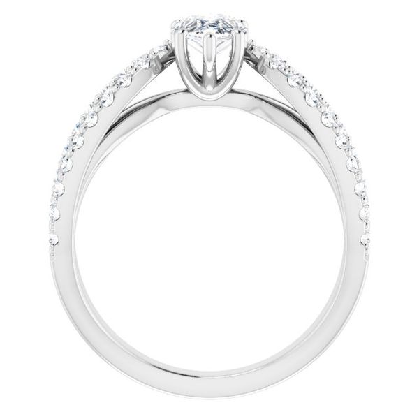 Accented Engagement Ring Image 2 Jayson Jewelers Cape Girardeau, MO