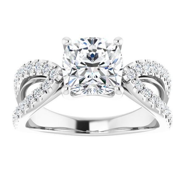Accented Engagement Ring Image 3 Jambs Jewelry Raymond, NH