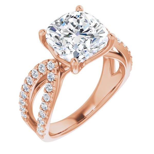 Accented Engagement Ring Lester Martin Dresher, PA